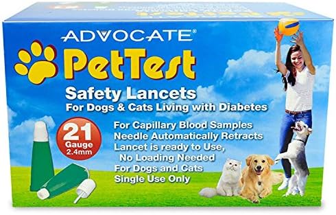 PetTest Advocate Monitoring Glucose Levels - Diabetes Testing Tools - Calibrated for Pets - Bonus eOutletDeals Pet Towel