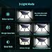Solar Lights Outdoor,【2019 Newest 270º Four-Angle Lighting】98 LED Solar Motion Sensor Lights, 3 Modes Waterproof Solar Wall Lights Wireless Solar Security Lights for Deck, Fence, Garage, Yard(2 Pack)