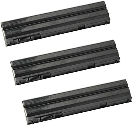 Fancy Buying Battery for Dell 312-1311, 312-1324, DHT0W, M5Y0X, T54FJ for Inspiron 14R-5420, 15R-5520, 17R-5720, Latitude E5420, E5520, E6420, E6440, E6520 (6 Cells 11.1V 5200mAh) (3 Pcs)