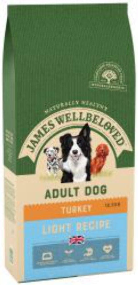james wellbeloved light dog turkey & rice 12.5 kg