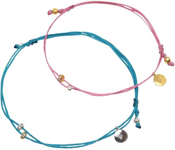 Amazon アンクレット ペア カップル ゴールド シルバー 日本製 つけっぱなし 金属アレルギー ピンク ブルー アンクレット 通販