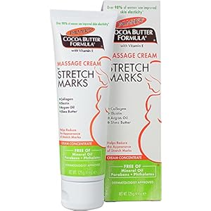 Palmer’s Cocoa Butter Formula Massage Cream for Stretch Marks and Pregnancy Skin Care, 4.4 Ounces (Pack of 2)