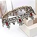 S SNUOY Baroque Crown for Women - Vintage Queen Tiara - Black