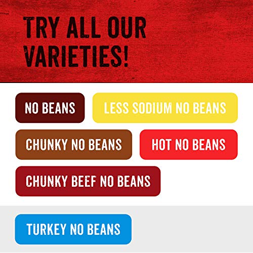 HORMEL CHILI HOT NO BEANS, 15 OUNCE (PACK OF 6)