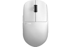 Pulsar Gaming Gears X2H Mini Wireless Gaming Mouse, Ultra Lightweight 1.83 oz (52 g), Symmetrical, Optical Switch, 2.4 Ghz 1 ms, 26000 DPI, PAW3395 Sensor (Mini, Wireless, White)