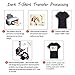 Koala 25 Sheets Iron-On Dark T Shirt Transfer Paper 8.5x11 inch ,for all Inkjet Printer