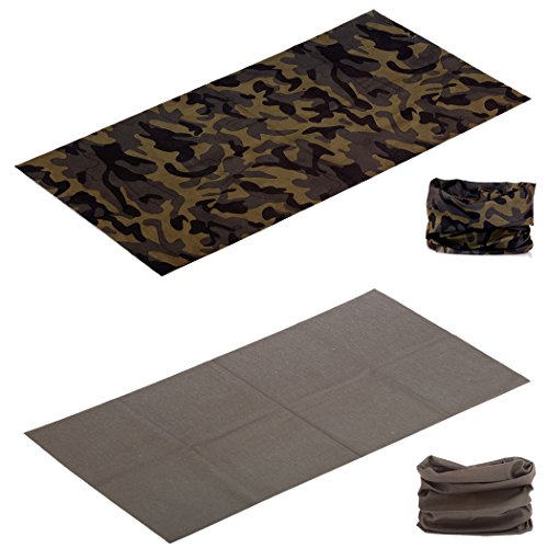 image for MOSTEP Neck Gaiter Headwear Headband Elastic Seamless Multifunctional 