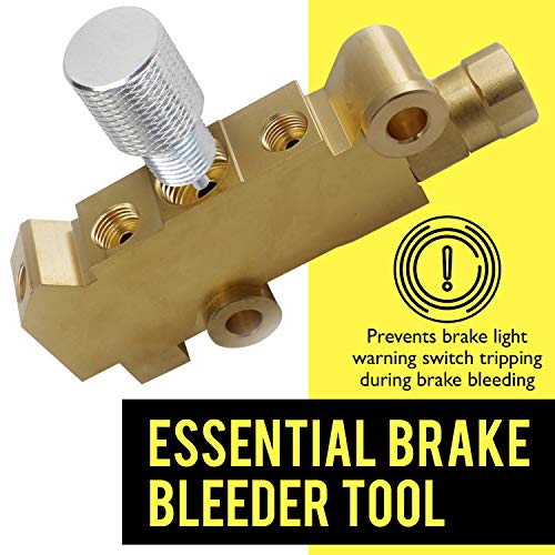 Combination Valve Bleeder Tool Made of Steel, Prevents Unwanted