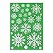 Sattiyrch Christmas Snowflake Window Clings Decal Wall Stickers - Xmas/Holiday/Winter Wonderland White Decorations Ornaments Party Supplies