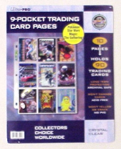 Card Game Supplies Ultra Pro 10 NinePocket Pages Hologram Series