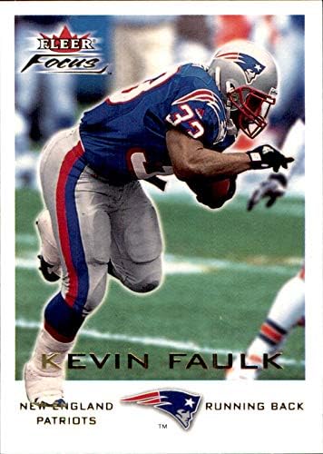 Amazon Com 2000 Fleer Focus 102 Kevin Faulk New England Patriots Lsu Tigers Nfl Football Trading Card Sports Collectibles