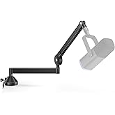 InnoGear Low Profile Mic Arm, Microphone Boom Arm Desk Mount for Fifine AM8 K669B Elgato Blue Yeti HyperX QuadCast AT2020 Shu