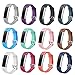 Winsenpro Fitbit Alta HR Bands, 12-Pack Replacement bands for Fitbit Alta and Alta HR, Large Small 12 different colors