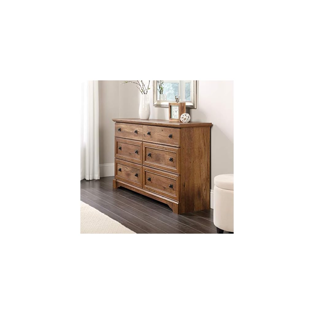 Sauder Palladia Dresser, Vintage Oak finish LAVORIST