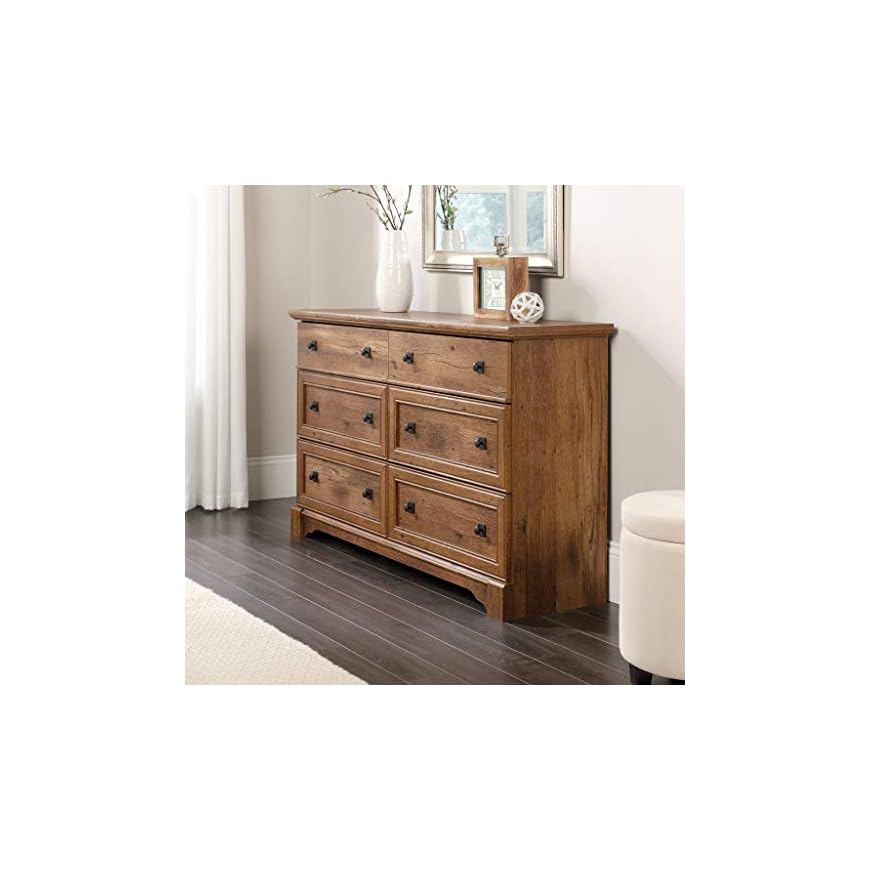 Sauder Palladia Dresser, Vintage Oak finish LAVORIST