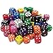 Visual Elite 100 Solid Colored Dice Set (Deep-Sea Corals Collection) with Dice Bag
