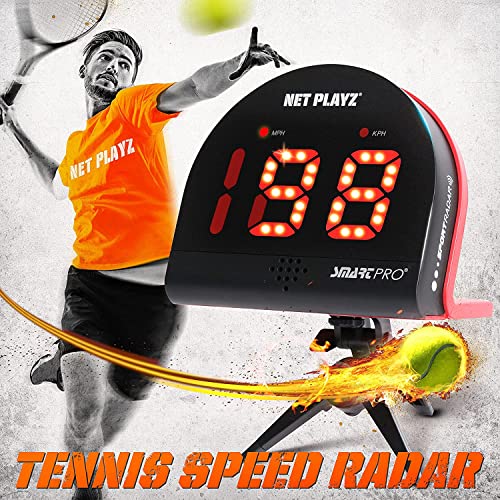 Tennis Radar Guns Speed Sensors (Hands-Free) - Measure Serve, Racquet & Ball Speed, High Tech Gadget & Gear for Tennis Players by NET PLAYZ - Used condition - US$49.15