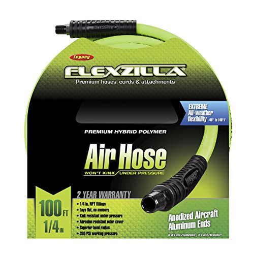 Flexzilla Air Hose, 1/4 In. 100 Ft., MNPT Fittings, Heavy Duty, Lightweight, eBay