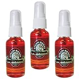 BluntPower 1 Ounce Glass Bottle Oil Based Concentrated Air Freshener and Oil for Burner, Strawberry (Pack of 3)