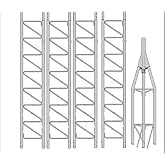 Rohn 25G Series 50' Basic Tower Kit with 25AG Top