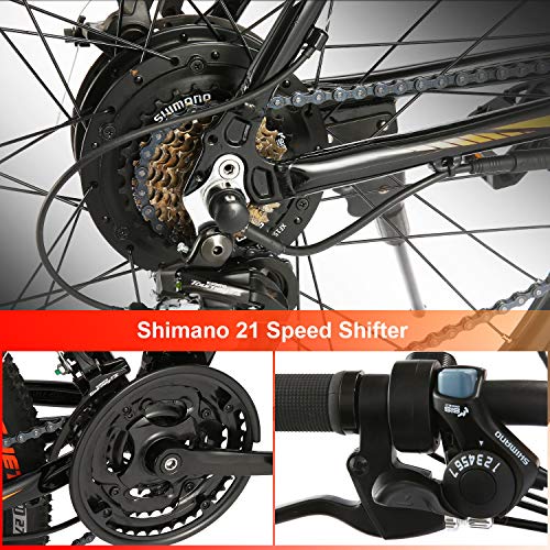 Speedrid 26/27.5 Electric Bike, Aluminum Alloy ebike with Removable 36V 7.8 Ah 10.4Ah Lithium-ion Battery
