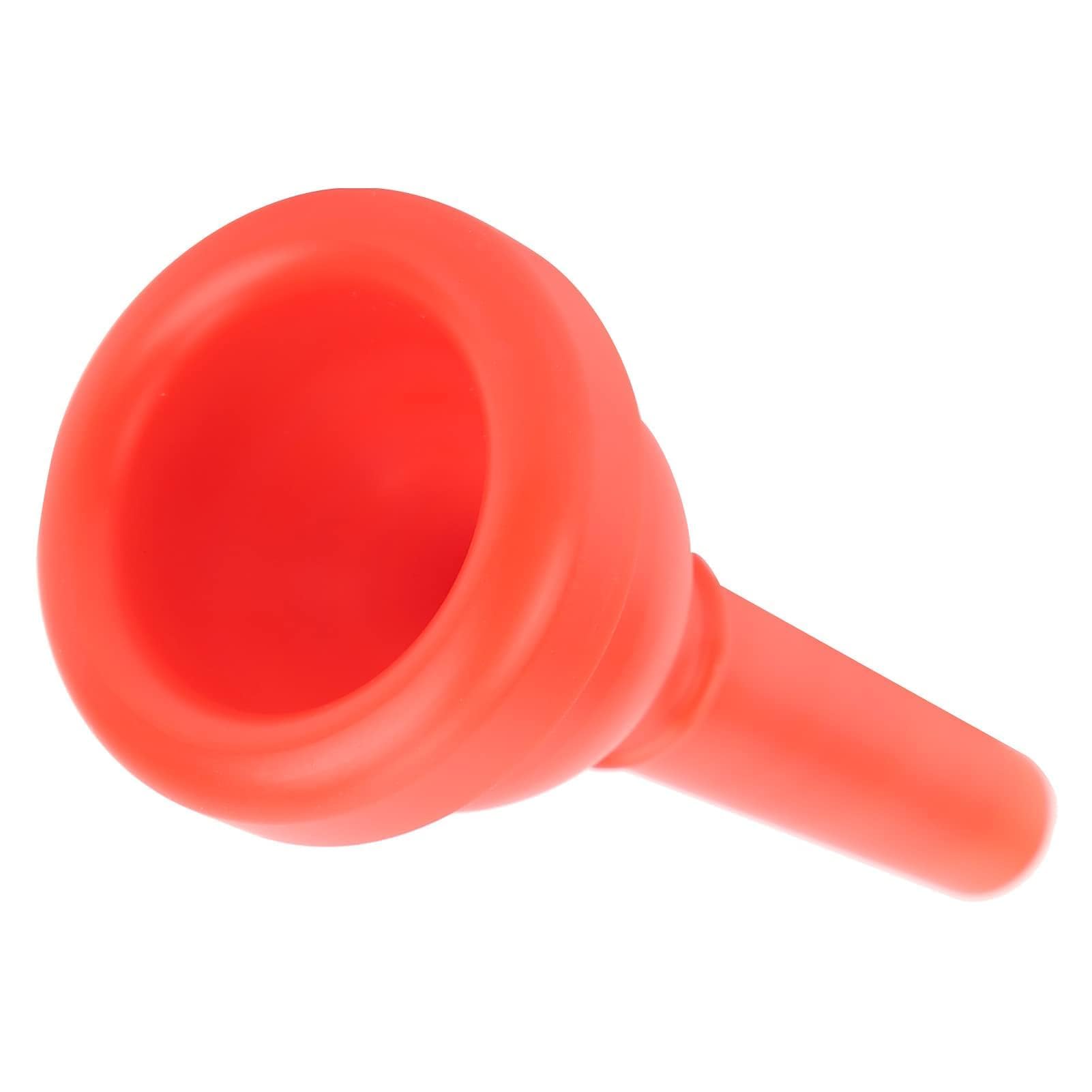 Trombone Mouthpiece, MT?22 Plastic Trumpet Mouthpiece, Alto Trombone Mouthpiece Baritone and Trombone Instrument Accessories Ornament for Trombone Players (Red)