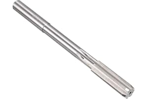 uxcell 14mm Chucking Reamer, HSS Cobalt M35 Lathe Machine Reamer D4 6 Straight Flutes, Round Shank Milling Cutting Tool, for 