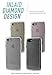 Smartish iPhone 7/8/SE (2020) Clear Case - PUREVIEW Protective Slim Grip Cover - Queen of Diamonds for Apple iPhone SE 2020 & iPhone 8/7 - [Silk] - Crystal Clear
