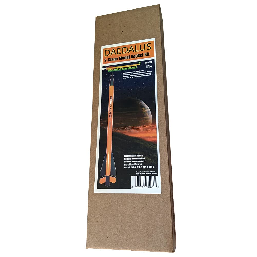 Daedalus 2-Stage Flying Model Rocket Kit. RK-1003