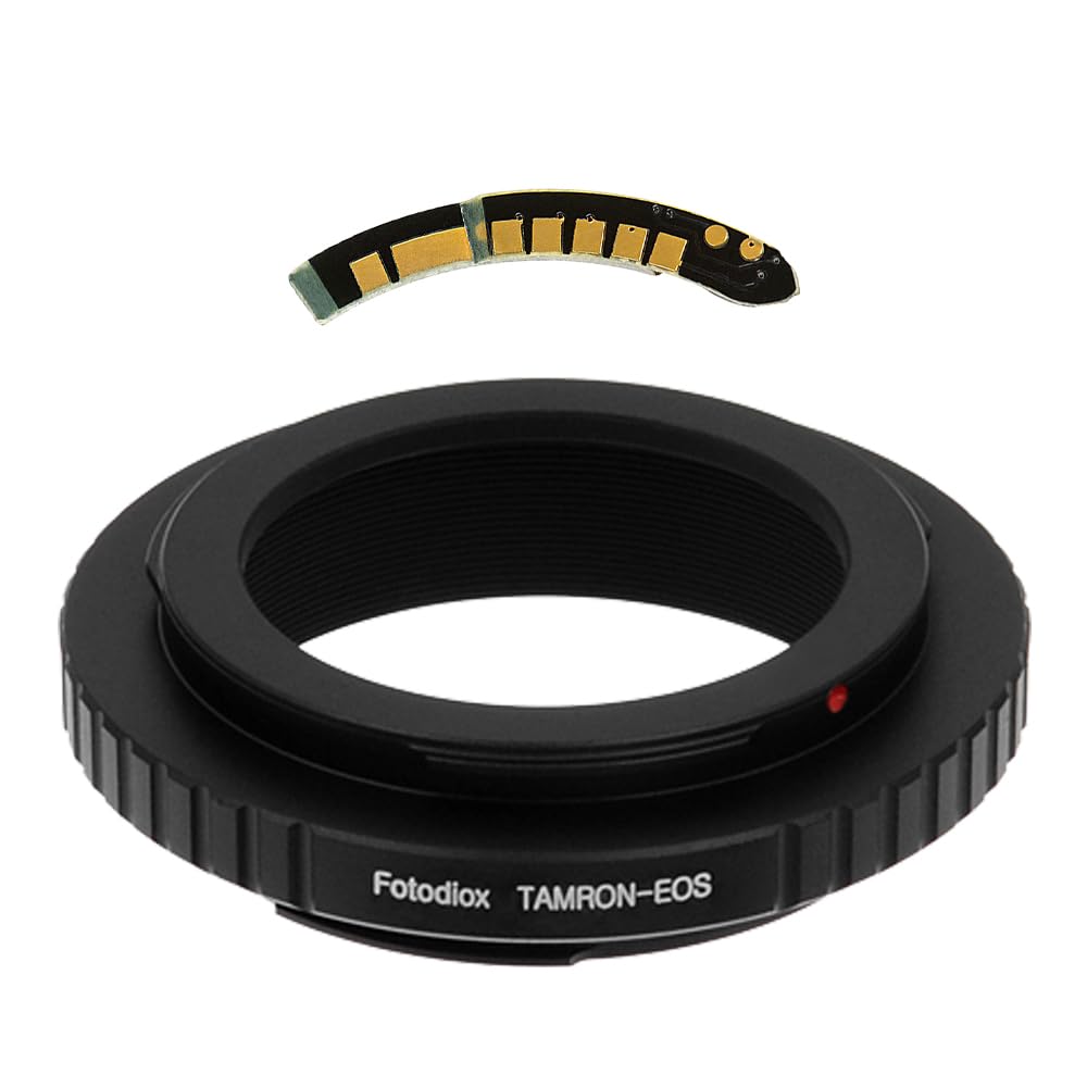 Fotodiox Adaptador de montura de lente compatible con lentes SLR con montura Tamron Adaptall (Adaptall-2) a cuerpo de cámara Canon EOS (EF, EF-S) con montura D/SLR, con chip de confirmación de enfoque Gen10