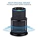 Speaker Stands for Alexa Echo 2nd Generation, Aluminum, Black | Enhanced Strength and Stability to Protect Alexa Echo Speaker | Keep Original Sound | Sleek Smart Home Décor