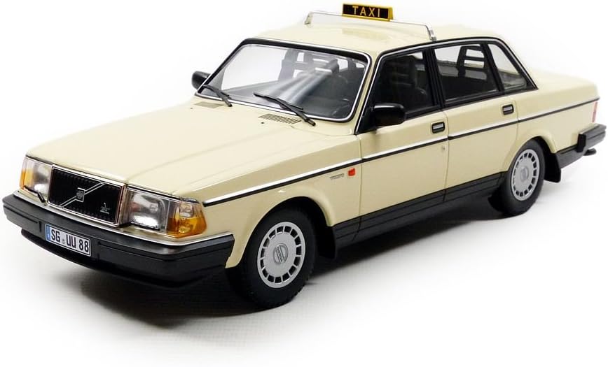 Minichamps 155171494 "1986 Volvo 240 Gl Taxi Germany Model, 1:18 Scale