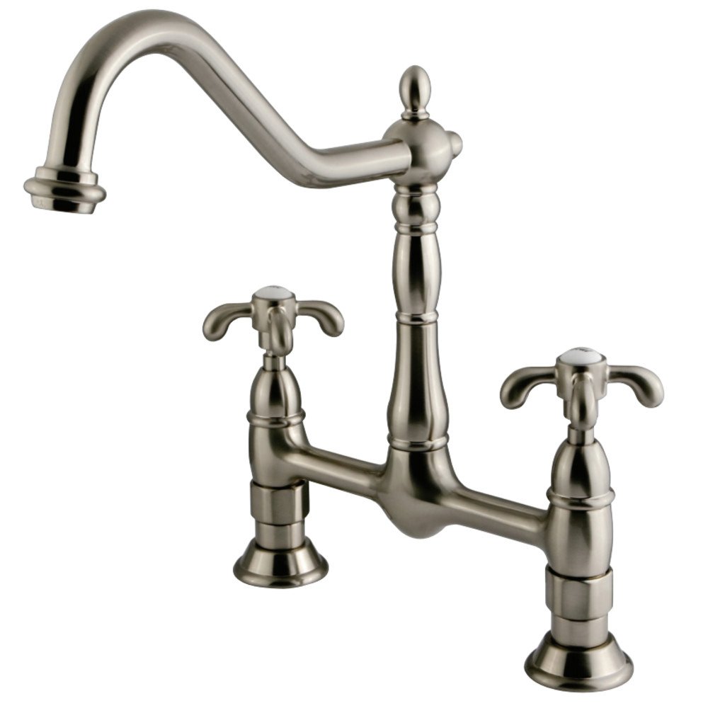 Best Kitchen Faucet Brushed Nickel Bridge