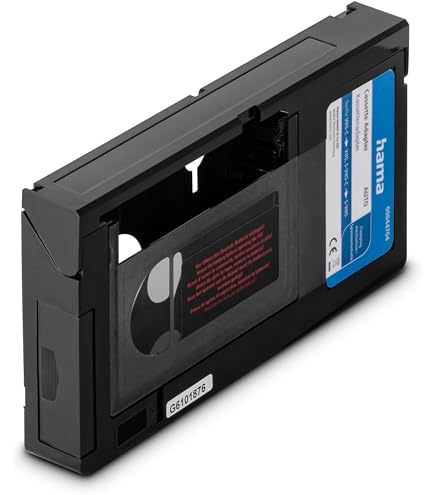 VHS-C Zu VHS Adapter - Konvertiert VHS-C-Kassetten Für Standard-Videorecorder, Mit Motorisiertem Ladevorgang