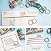 MOXIX 48 Rolls Washi Tape Set,Foil Gold Skinny Decorative Masking Washi Tapes,3MM Wide DIY Masking Tape