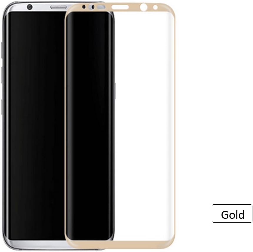 Sparkling Trends 3D Tempered Glass Screen Protector for Samsung Galaxy S9 Plus 6.2 inch (Gold)
