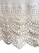 Lucky Love Dress and Skirt Extender with Lace Trim (Large, Cream Scallop Lace)