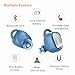 Azexi True Wireless Stereo Earbuds Bluetooth Cordless Headphones In-Ear Headsets Noise Free Earphones with Mic & Portable Charger for IOS Android, 3 Hours Long Playtime