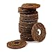 PetSafe Busy Buddy Refill Ring Dog Treats for select Busy Buddy Dog Toys, Peanut Butter Flavored Natural Rawhide, Size B, 2-Pack