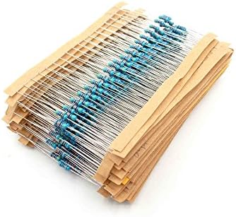 Diybigworld 30 Kinds 1/4w Resistance 1% Accuracy Metal Film Resistor Bag 600pcs in 1 Set Passive Component Electronic componet