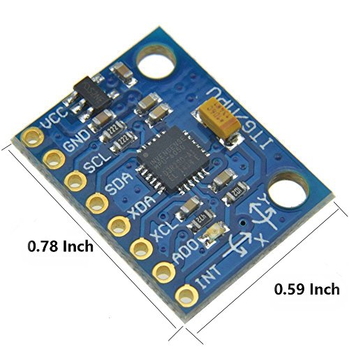 6DOF MPU-6050 Module 3 Axis Analog Gyroscope+ 3 Axis Gyroscope Accelerometer for Arduino DIY (5Pack)