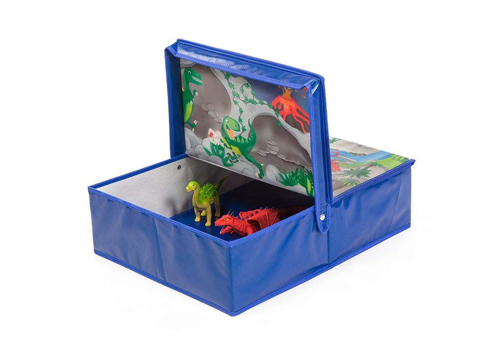 Fun2Give Pop-It-Up Dinosaur Table with Toy Storage Playhouse / Dinosaur Play scene / For Boys and Girls aged 3 years.