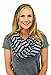Wearable Infinity Nursing Cover for Breast-Feeding Moms by Tykes & Tails - Black & Gray Stripe Pattern. Multi-Use as Scarf, Burp Cloth, Changing Pad, or Blanket