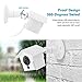Wyze Cam V2 Wall Mount,Protective Weather Proof Pan Housing Security Mount,for Wyze Cam 1082p HD Indoor Outdoor Cam and IsmartAlarm Spot Cam White