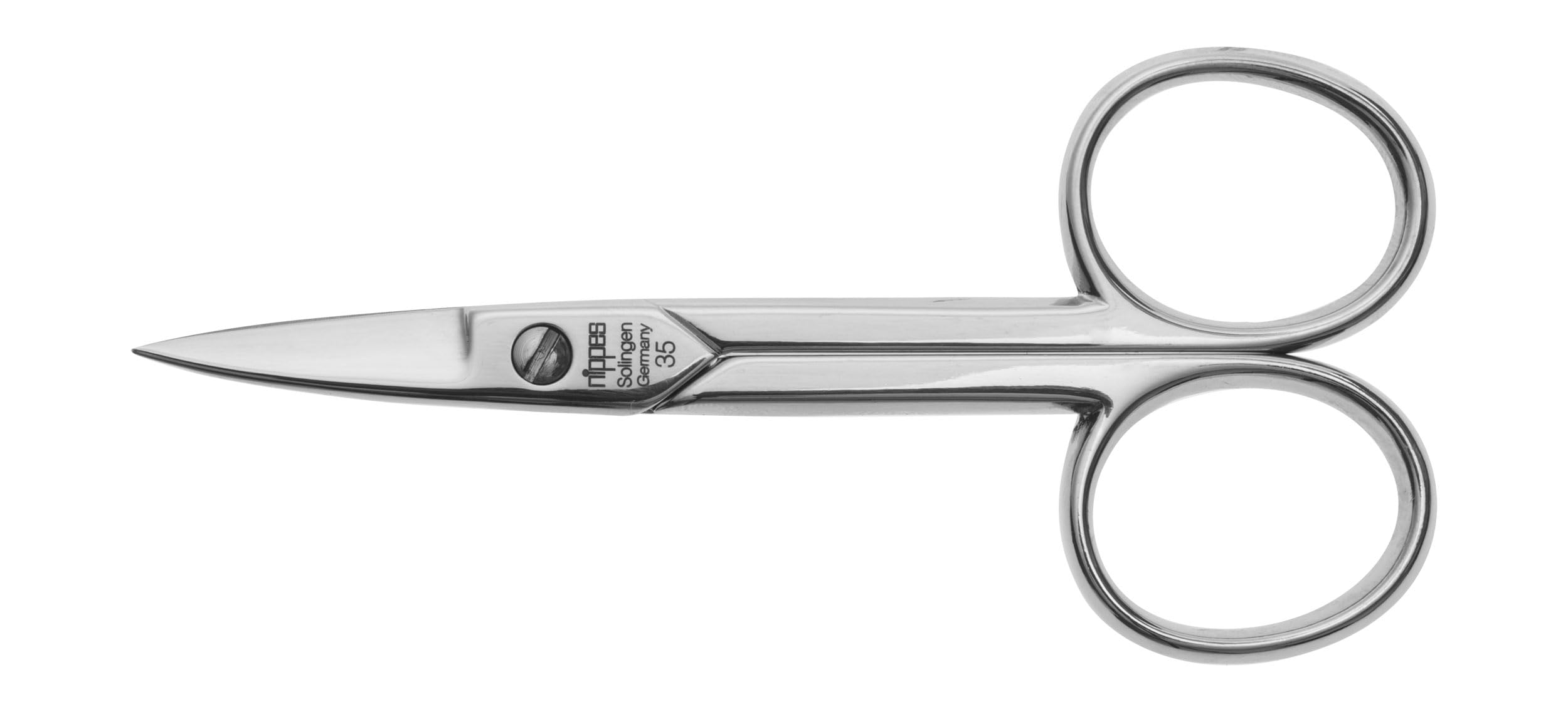 nippes Solingen Professional nail scissors made of hardened steel, 9 cm, scissors with claw straw, addition to any pedicure, manicure set, quality from Solingen