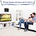 TV Antenna, SMALLRT Digital Amplified HDTV Antenna 50 Miles Range For Indoor Signal Booster Detachable Digital Amplifier with 16 FT Coaxial Cable for Viewing Local Channels