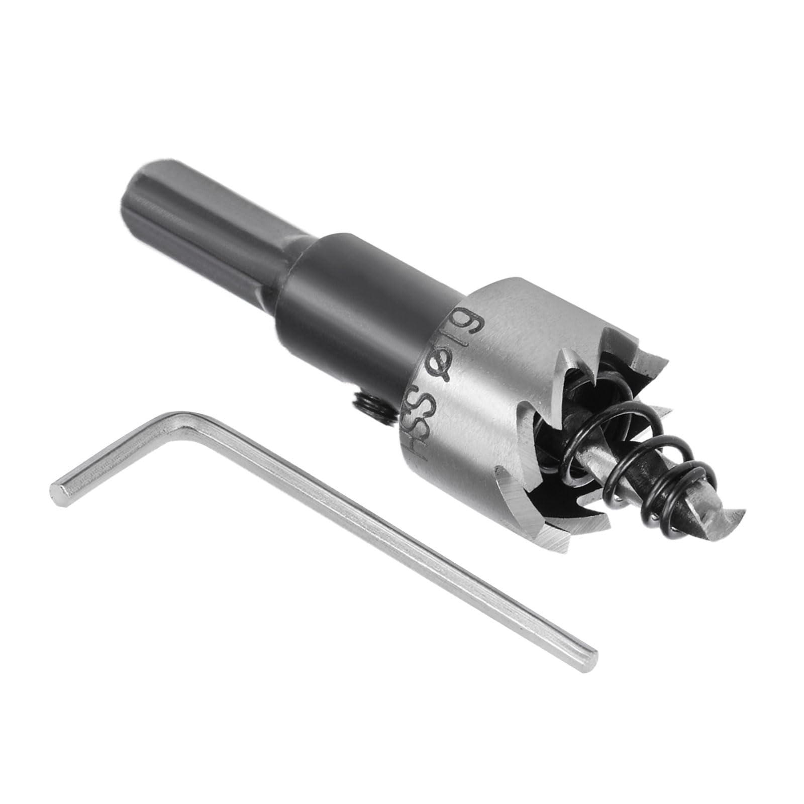 Kozelo 1pcs Hole Saw - [19mm] HSS (High Speed Steel) 4341 Drill Bit Hole Cutter for Stainless Steel Aluminum Metal Wood Plastic Use, Triangular Shank