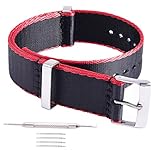 Ritche Nato Watch Straps-Top Quality Ballistic Nylon Replacement 18mm 20mm 22mm Men Women Watch Bands