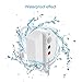 Motion Sensor LED Night Light - Voion Waterproof Motion Sensor Toilet Light with UV-C Light Kills 99.9% of Germs and Viruses - 8 Colors Changing Waterproof Design Last Longer