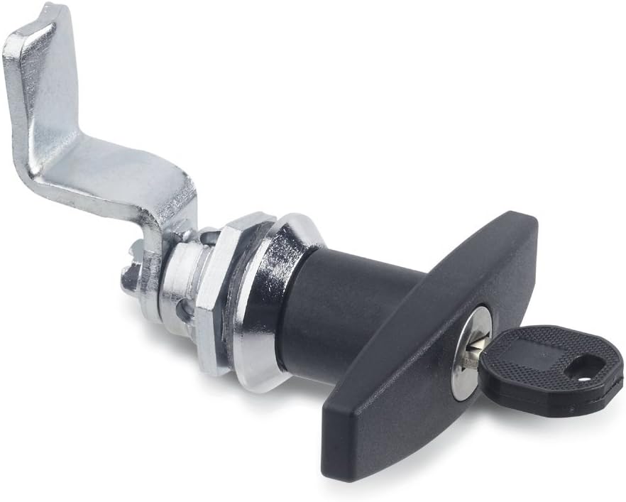 Ganter Normelemente GN 115-SCT-20 115-SCT-20 Locking with Cylinder Key, T-Handle Actuation, Bolt Distance A: 20 mm